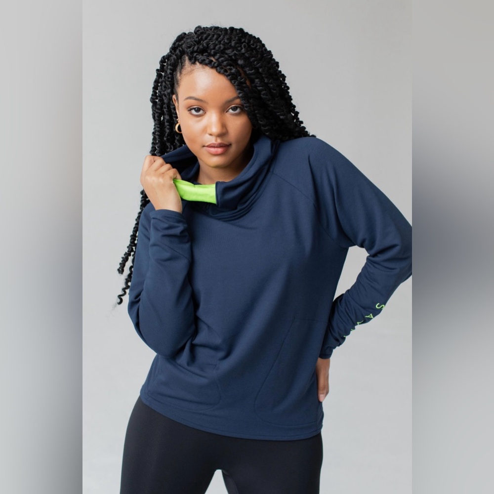 Savvi Cayce Mesh Zip Pullover